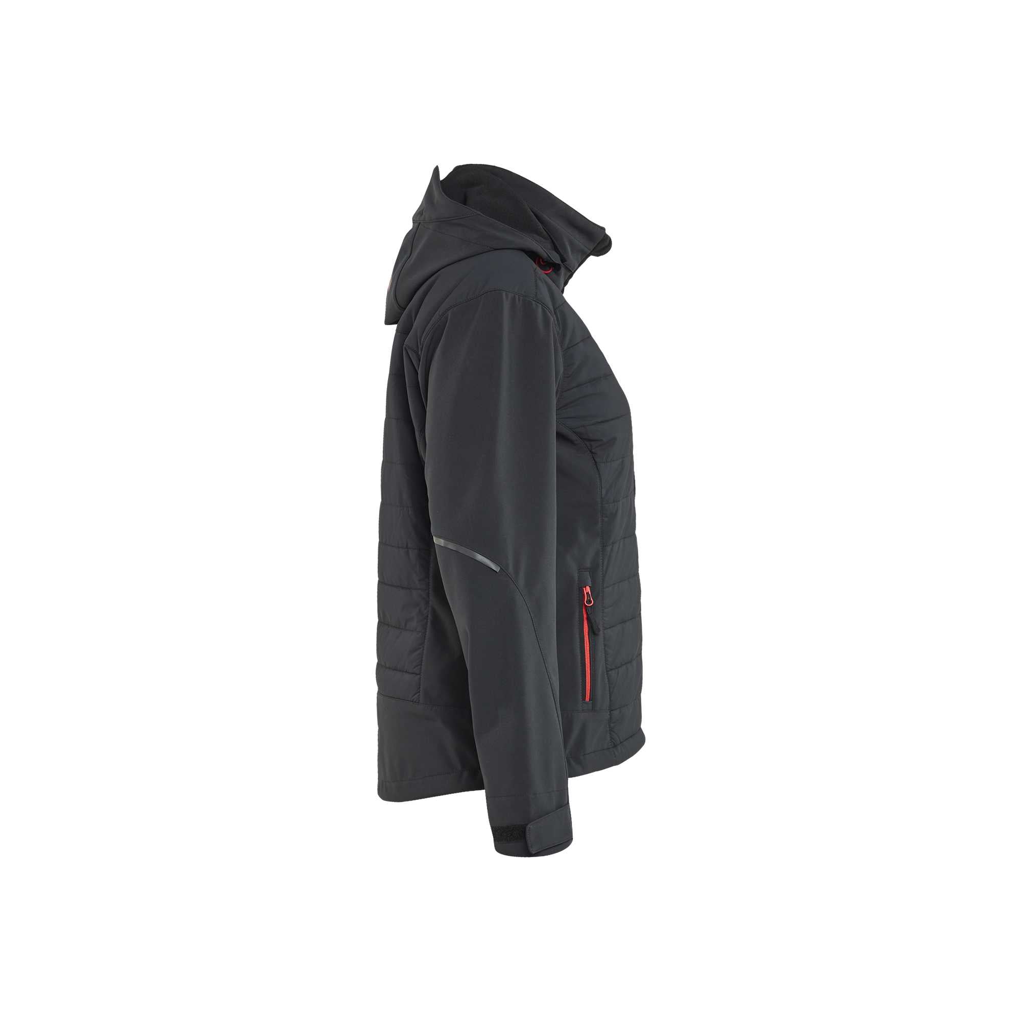 BLAKLADER 47332513 Women's Hybrid Jacket Hi Vis Reflective Softshell Work Jacket WOMEN - Waterproof